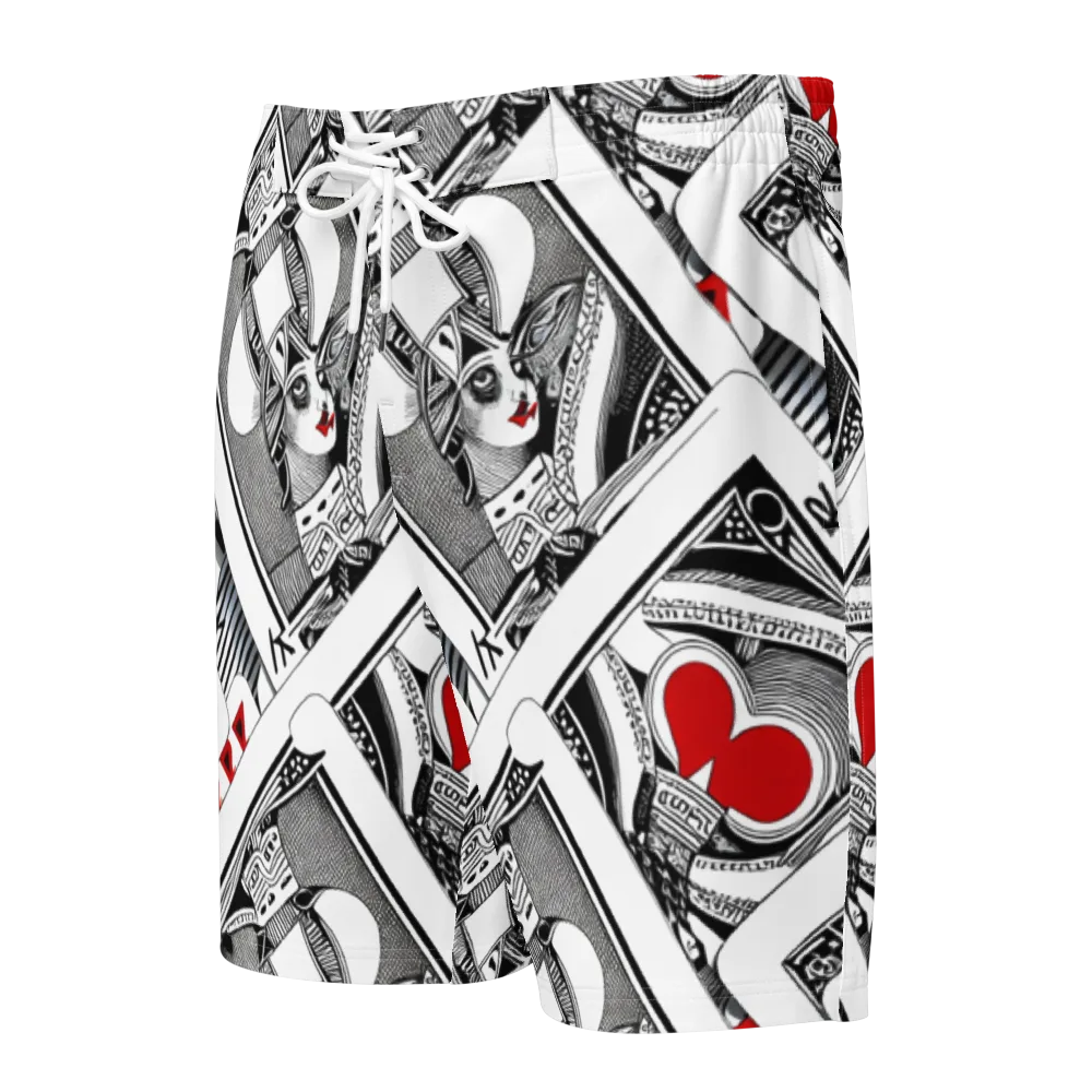 Fashion Print, By Carl Rahl on Men's Board Shorts — Front