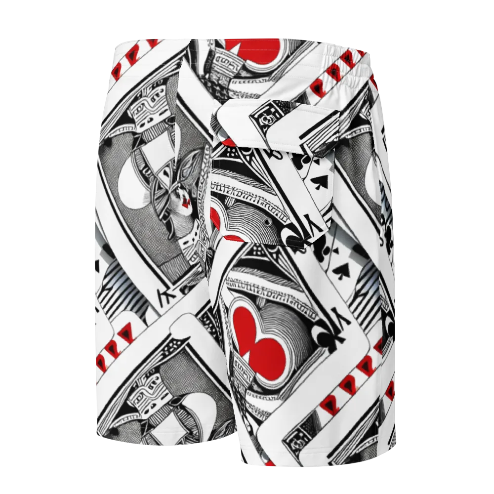 Fashion Print, By Carl Rahl on Men's Board Shorts — Back
