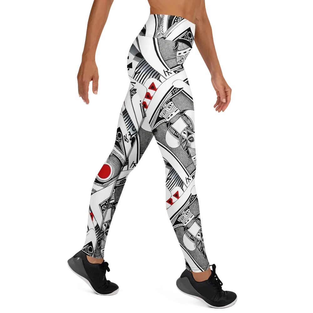 Fashion Print, By Carl Rahl on Yoga Leggings — Right