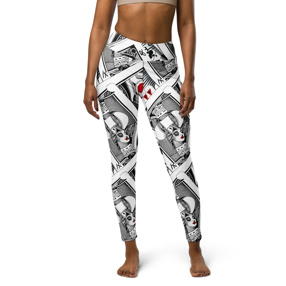 Fashion Print, By Carl Rahl on Yoga Leggings — Front