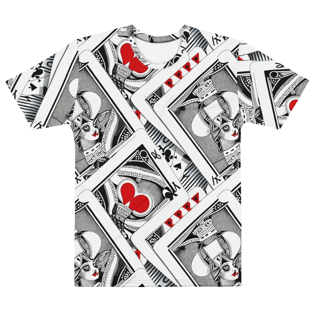 Fashion Print, By Carl Rahl on Men's Cotton Crew Neck T-Shirt — Front