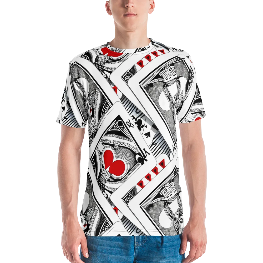 Fashion Print, By Carl Rahl on Men's Crew Neck T-Shirt — Front