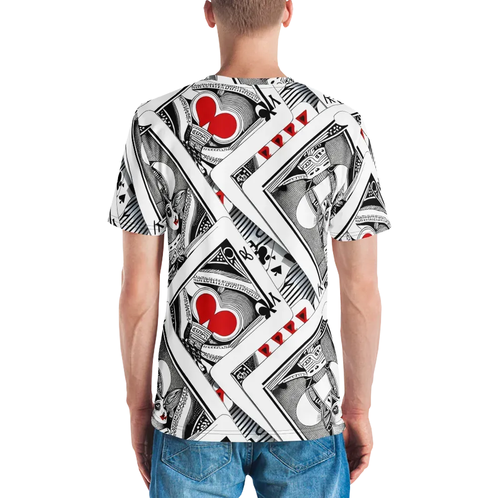 Fashion Print, By Carl Rahl on Men's Crew Neck T-Shirt — Back