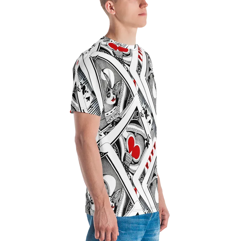 Fashion Print, By Carl Rahl on Men's Crew Neck T-Shirt — Right