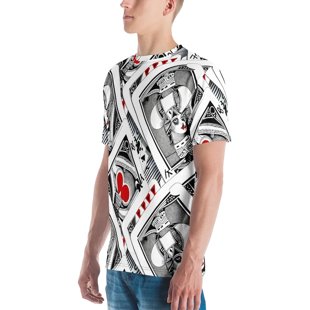 Fashion Print, By Carl Rahl on Men's Crew Neck T-Shirt — Left