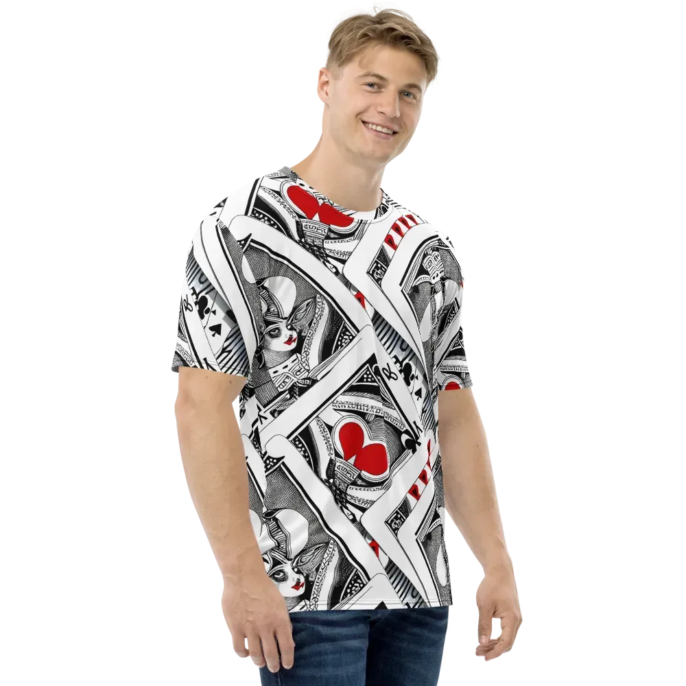 Fashion Print, By Carl Rahl on Men's Crew Neck T-Shirt — Right