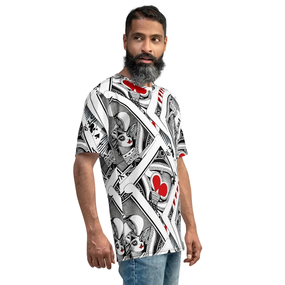 Fashion Print, By Carl Rahl on Men's Crew Neck T-Shirt — Right
