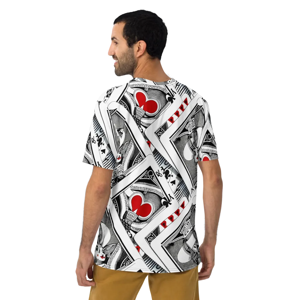 Fashion Print, By Carl Rahl on Men's Crew Neck T-Shirt — Back