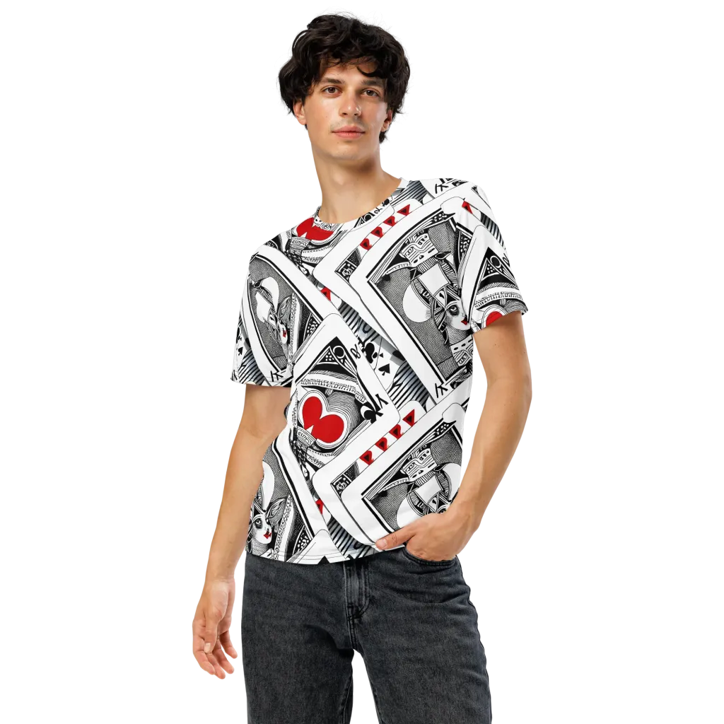 Fashion Print, By Carl Rahl on Men's Crew Neck T-Shirt — Front