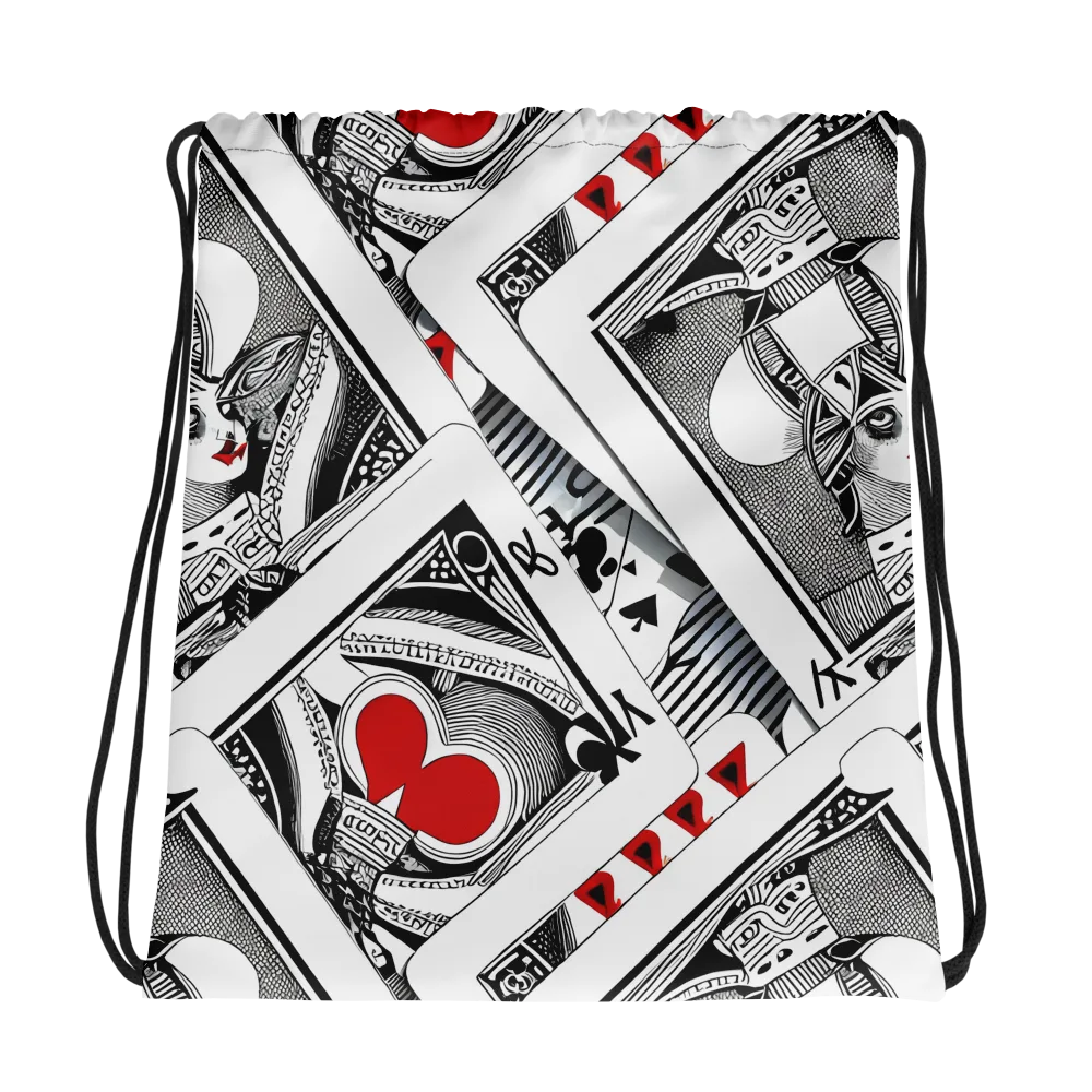 Fashion Print, By Carl Rahl on Drawstring Bag — Photo