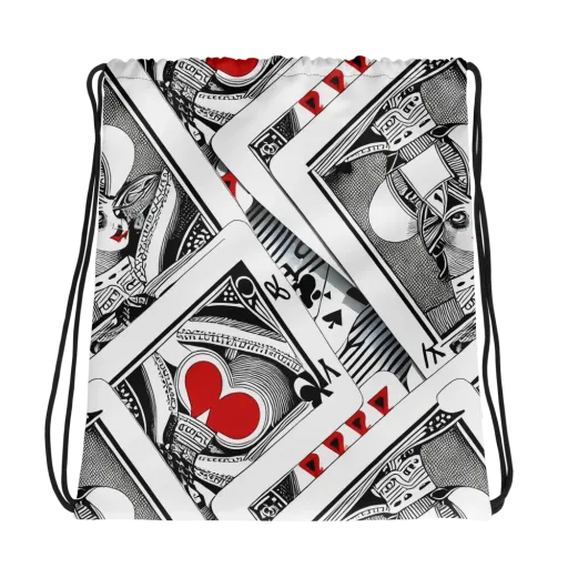 Fashion Print, By Carl Rahl on a Drawstring Bag