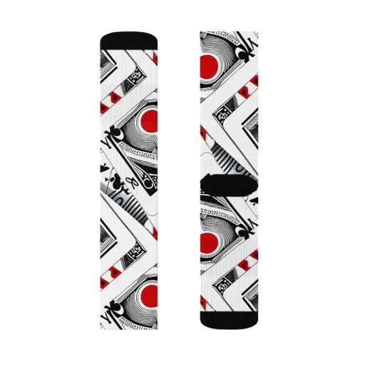 Fashion Print, By Carl Rahl on a Socks