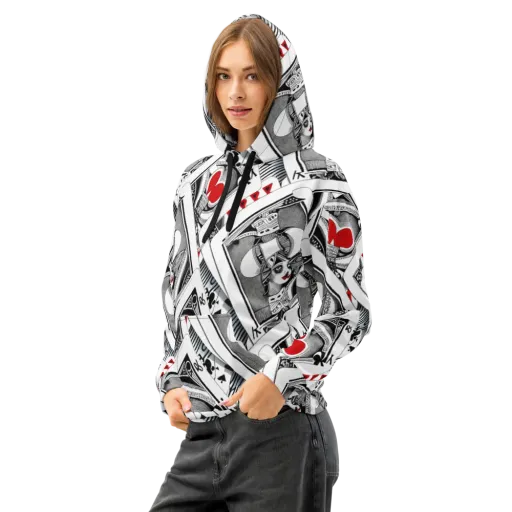 Fashion Print, By Carl Rahl on a Cotton Hoodie
