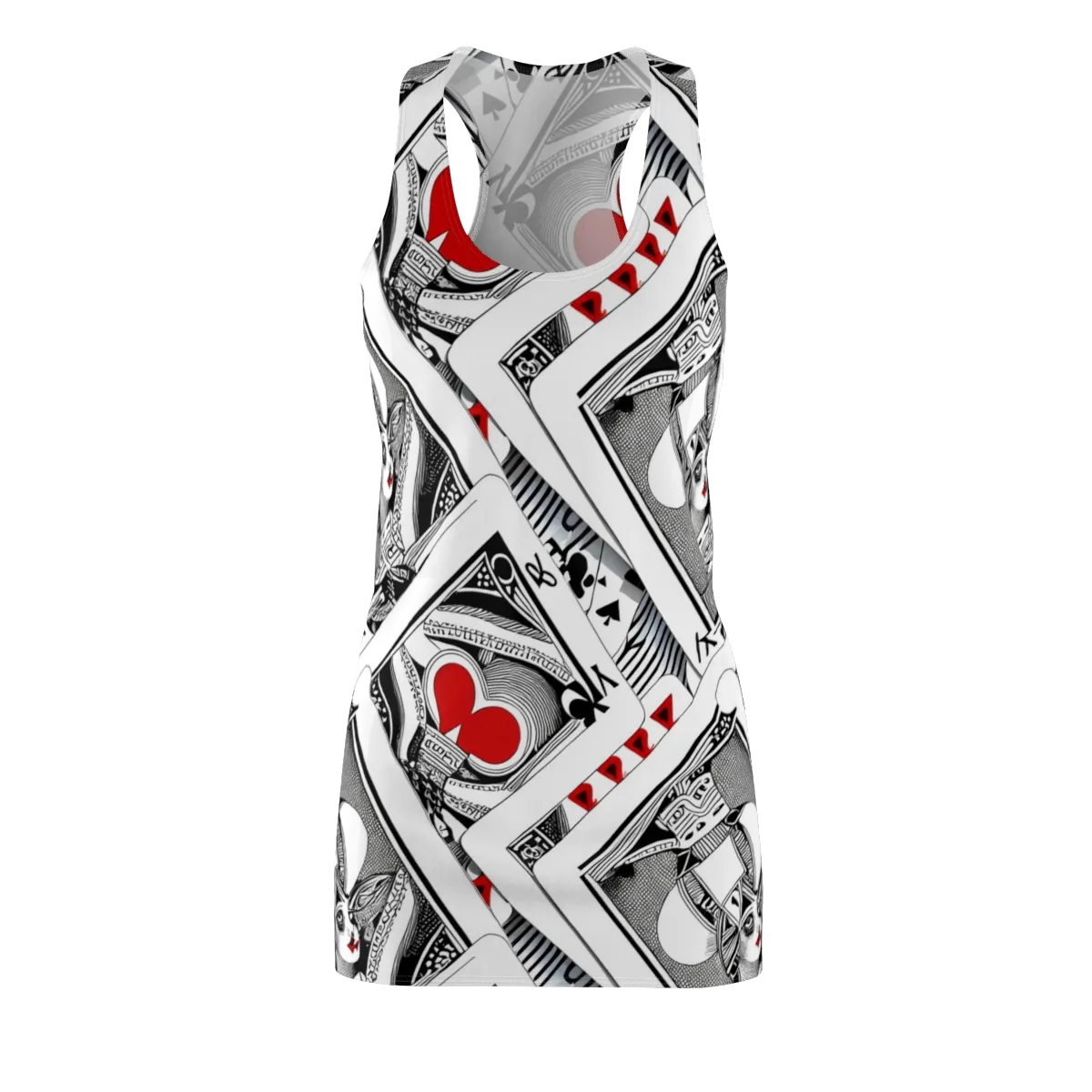 Fashion Print, By Carl Rahl on Racerback Dress — Front