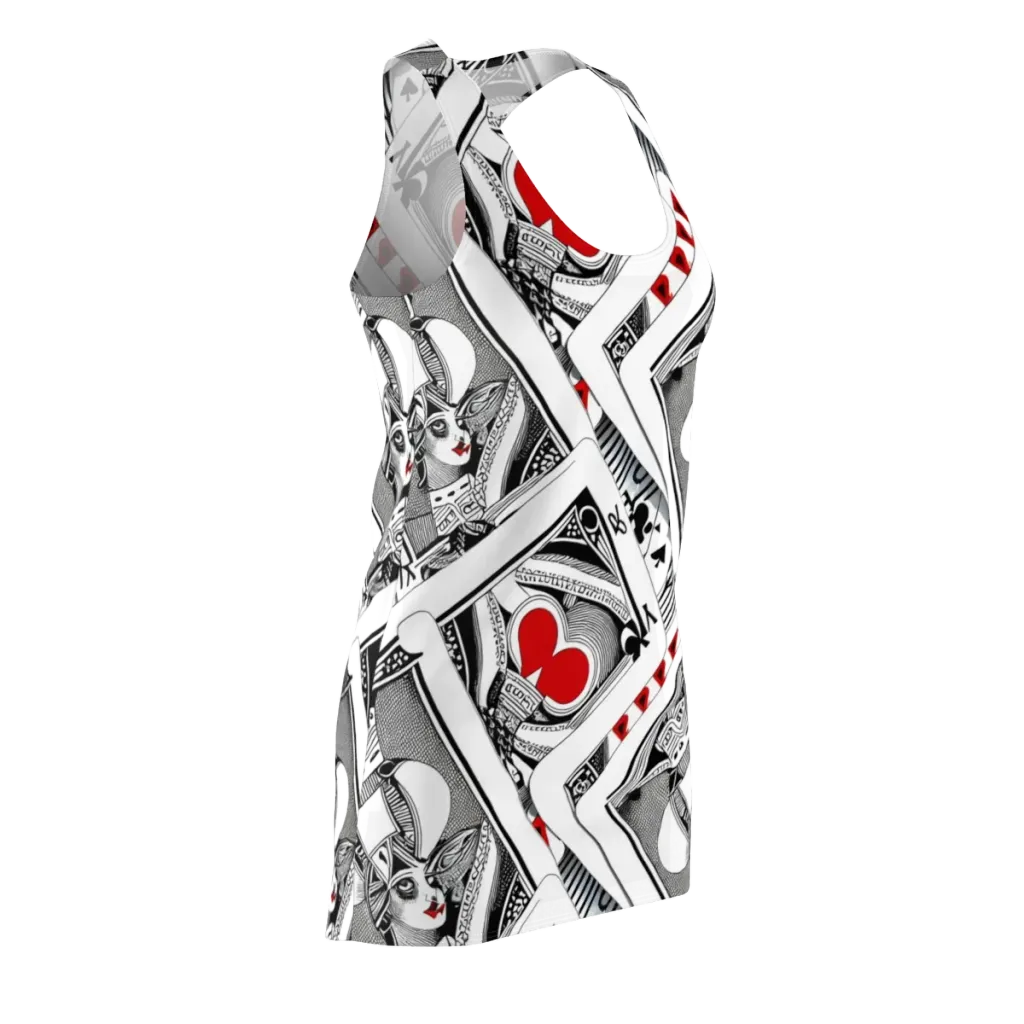 Fashion Print, By Carl Rahl on Racerback Dress — Front Side