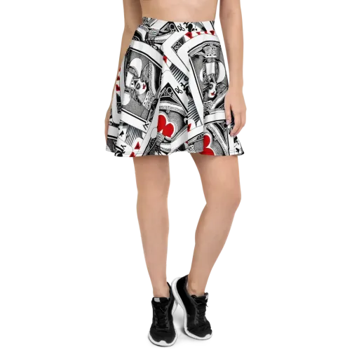 Fashion Print, By Carl Rahl on a Skater Skirt