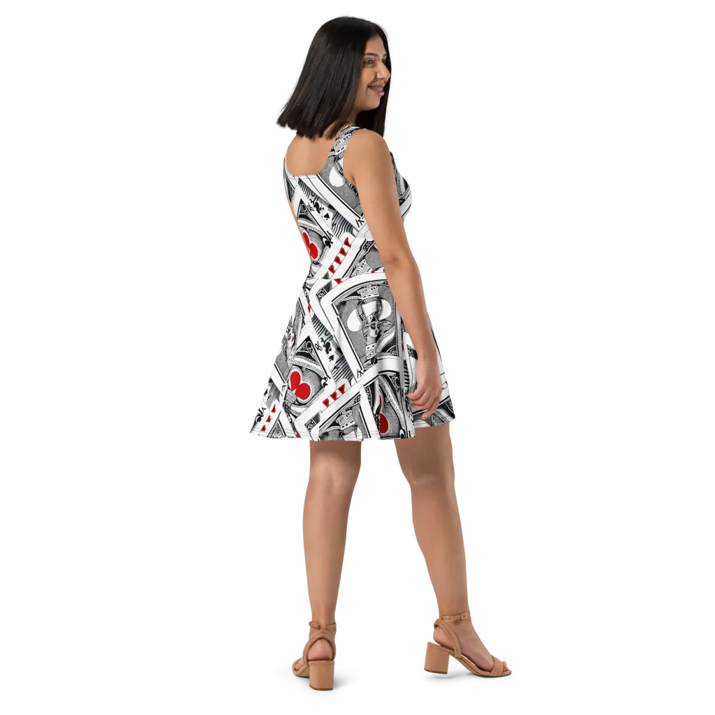 Fashion Print, By Carl Rahl on Skater Dress — Right