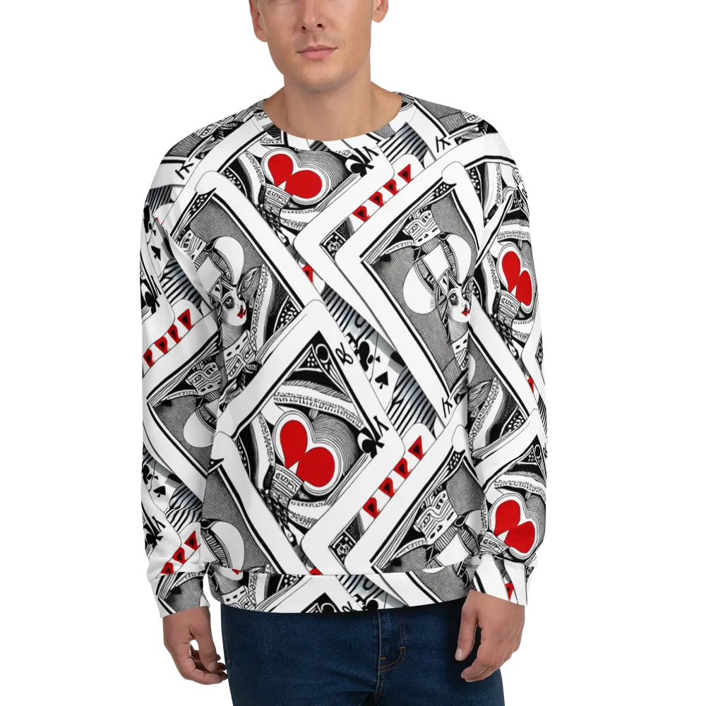 Fashion Print, By Carl Rahl on Sweatshirt — Front