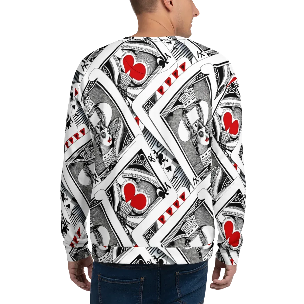 Fashion Print, By Carl Rahl on Sweatshirt — Back
