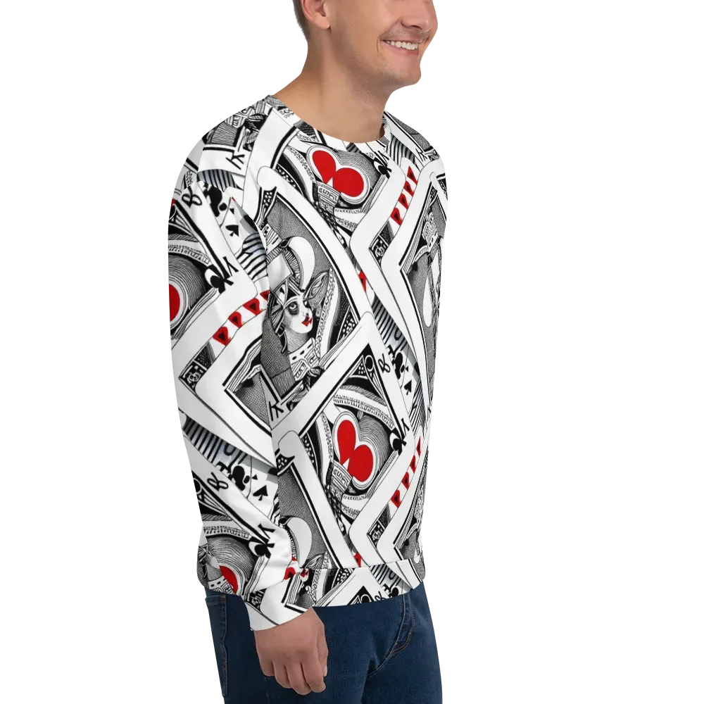 Fashion Print, By Carl Rahl on Sweatshirt — Right Front