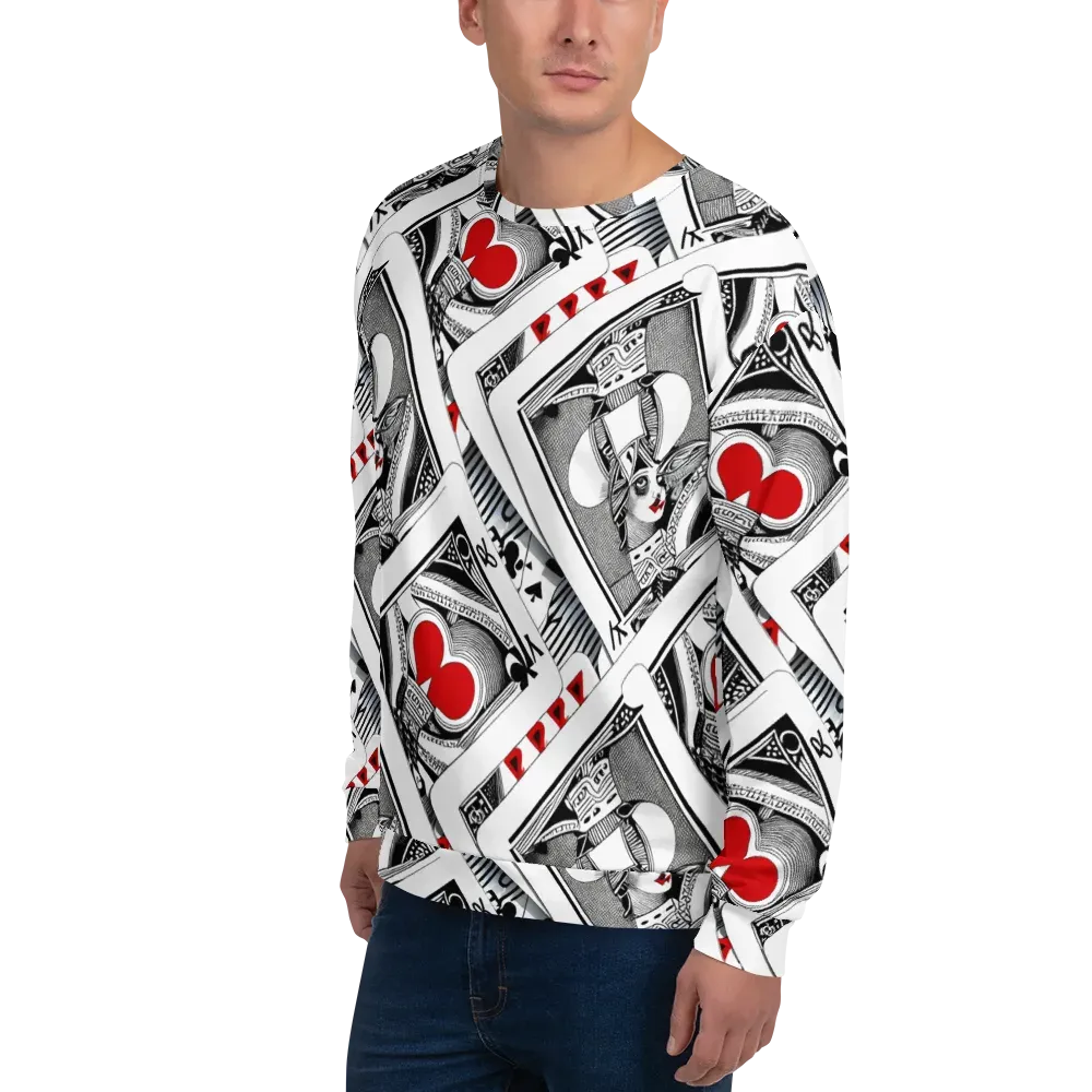 Fashion Print, By Carl Rahl on Sweatshirt — Left Front