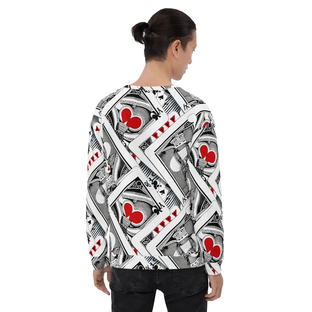 Fashion Print, By Carl Rahl on Sweatshirt — Back