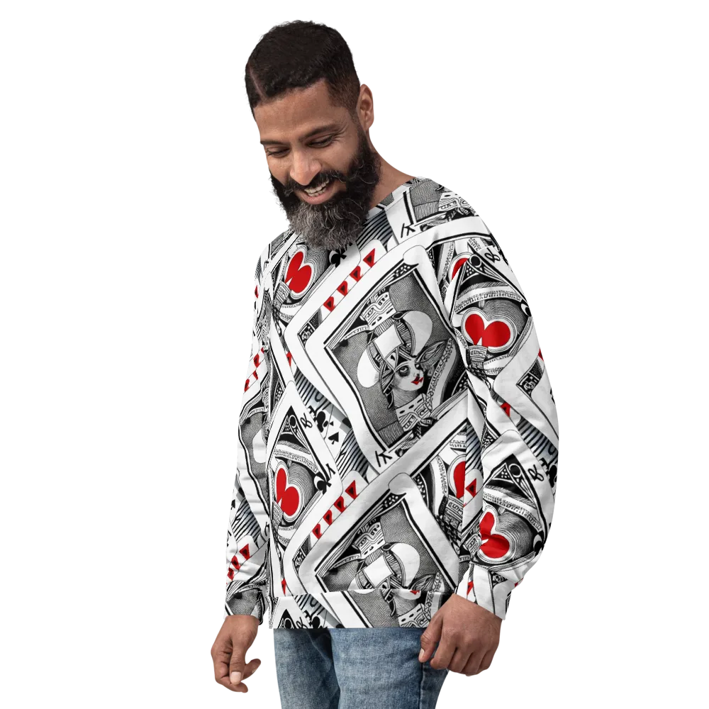 Fashion Print, By Carl Rahl on Sweatshirt — Left Front
