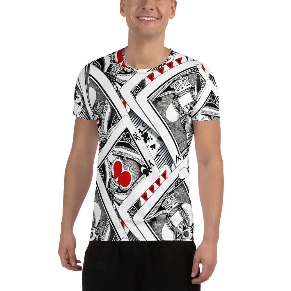Fashion Print, By Carl Rahl on Men's Athletic T-Shirt — Front