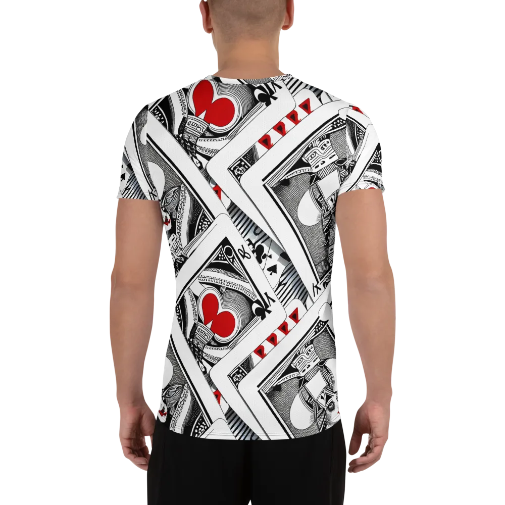 Fashion Print, By Carl Rahl on Men's Athletic T-Shirt — Back