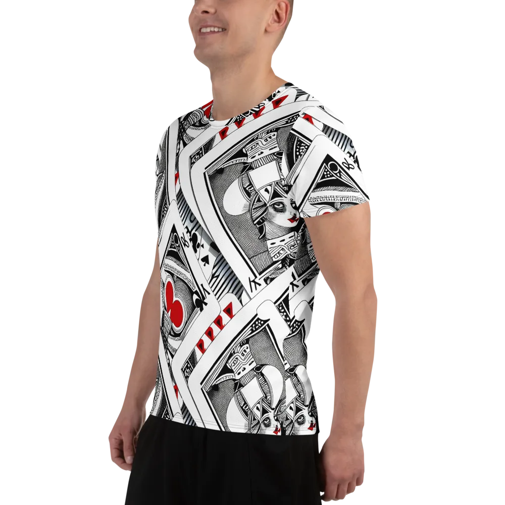 Fashion Print, By Carl Rahl on Men's Athletic T-Shirt — Left