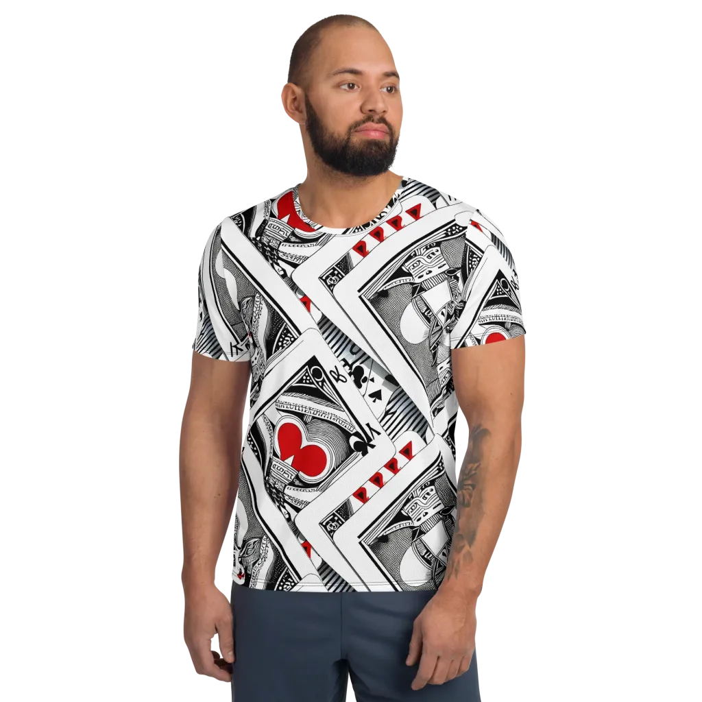 Fashion Print, By Carl Rahl on Men's Athletic T-Shirt — Front