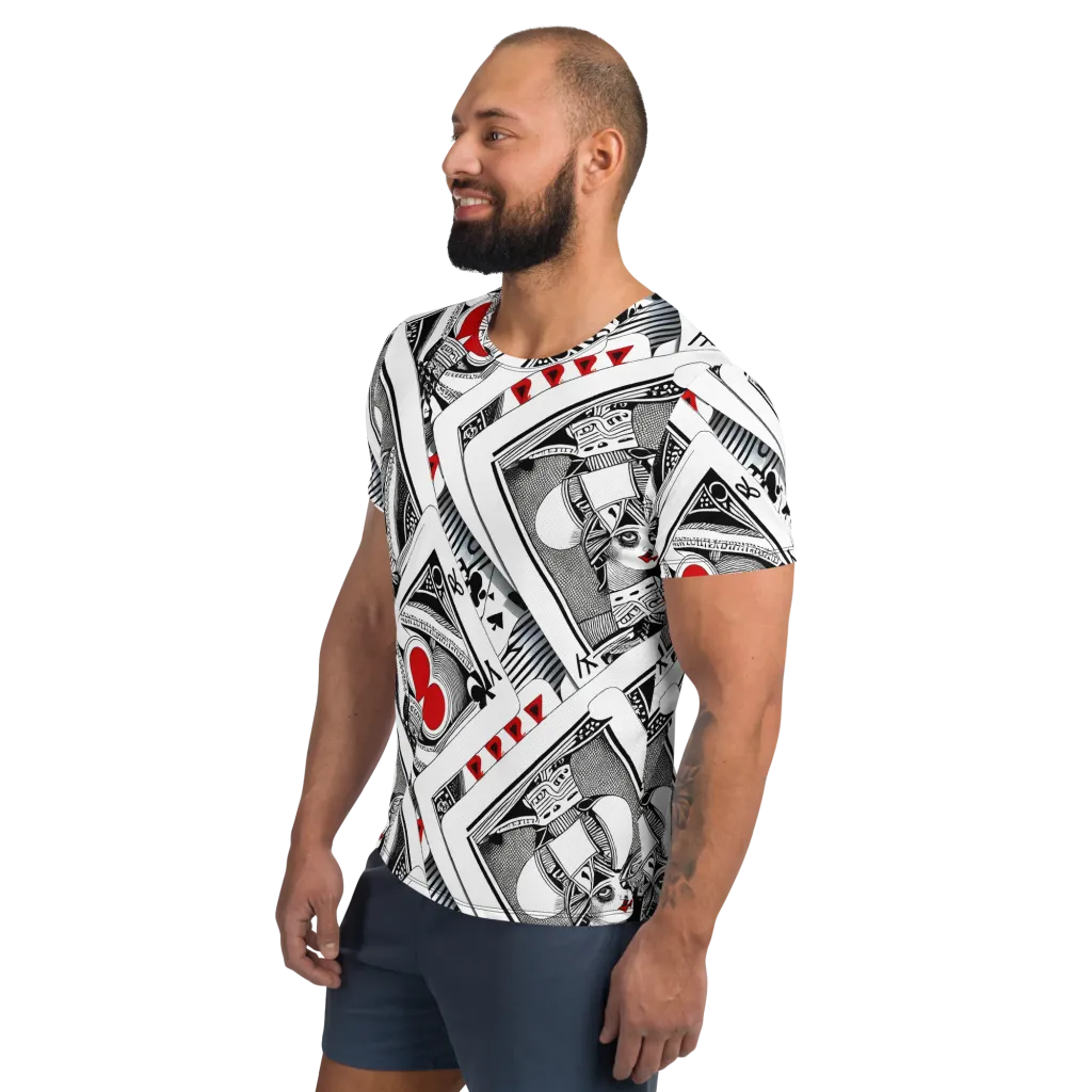 Fashion Print, By Carl Rahl on Men's Athletic T-Shirt — Left