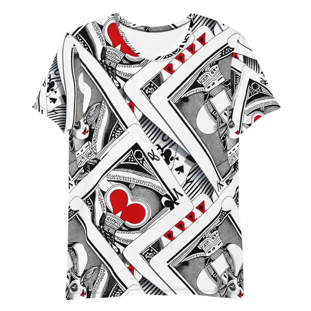 Fashion Print, By Carl Rahl on Men's Athletic T-Shirt — Front