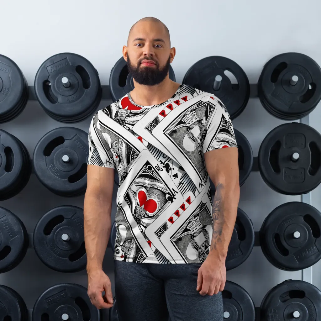 Fashion Print, By Carl Rahl on Men's Athletic T-Shirt — Front
