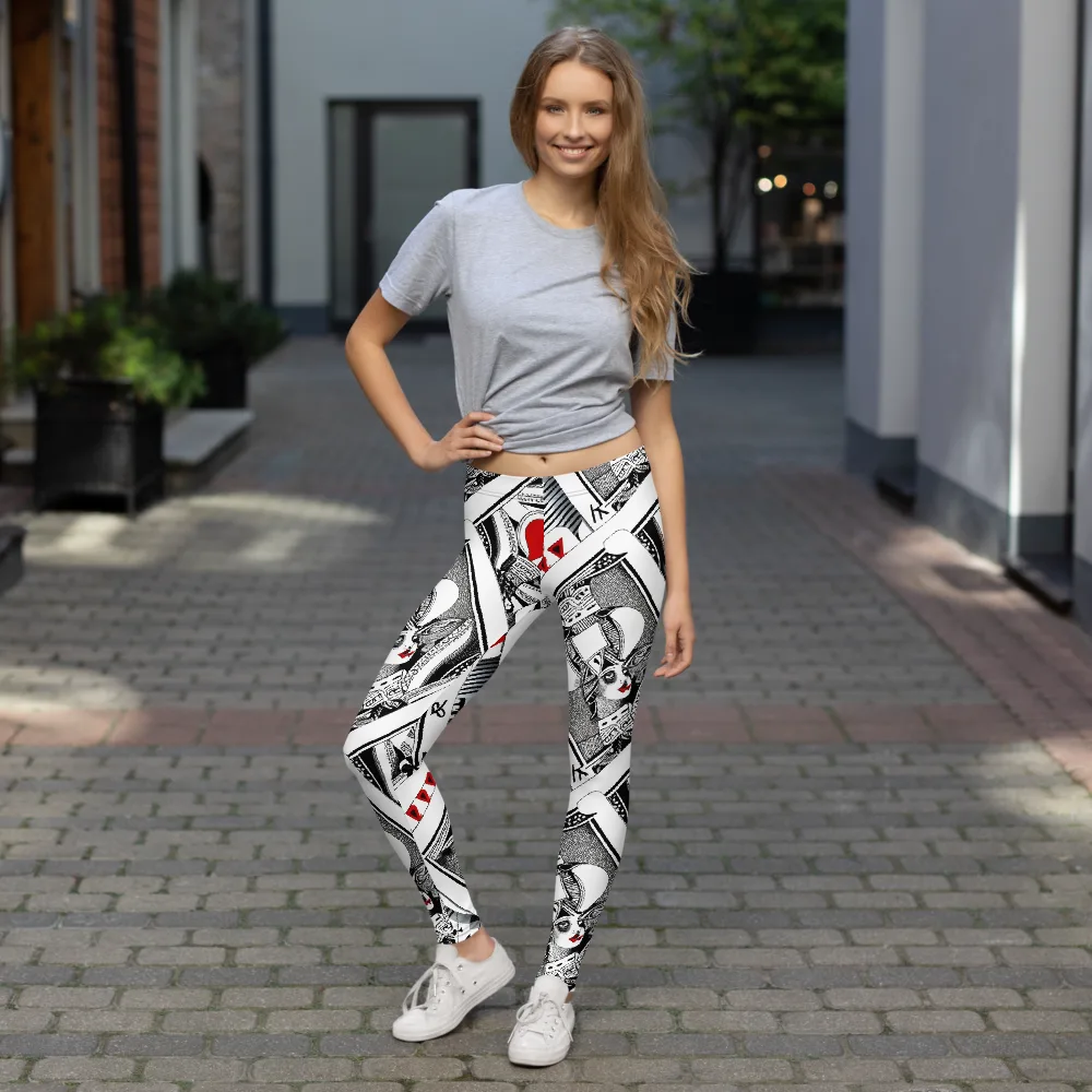 Fashion Print, By Carl Rahl on Leggings — Front