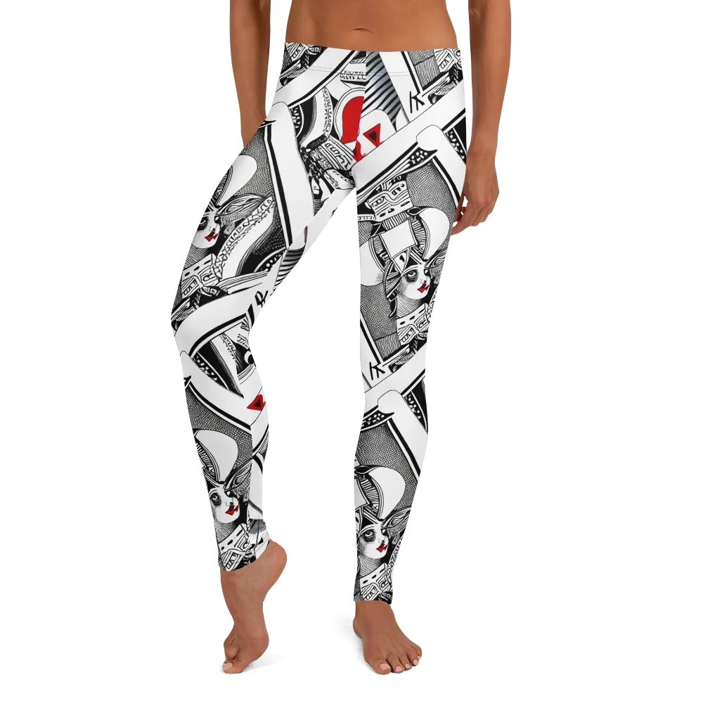 Fashion Print, By Carl Rahl on Leggings — Front