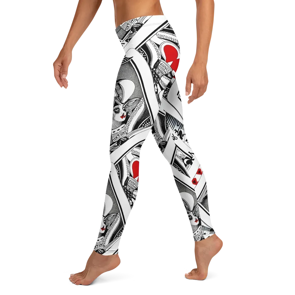 Fashion Print, By Carl Rahl on Leggings — Left