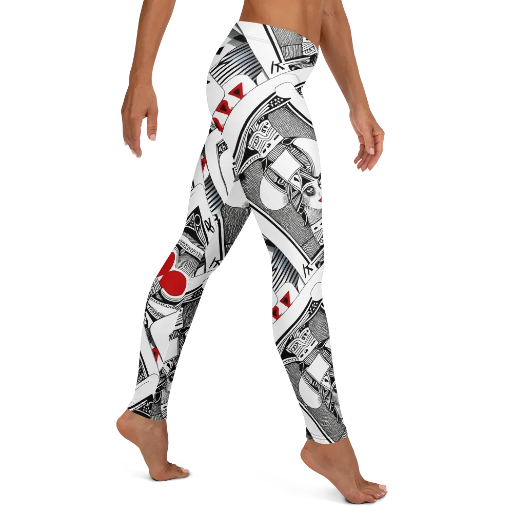 Fashion Print, By Carl Rahl on Leggings — Right