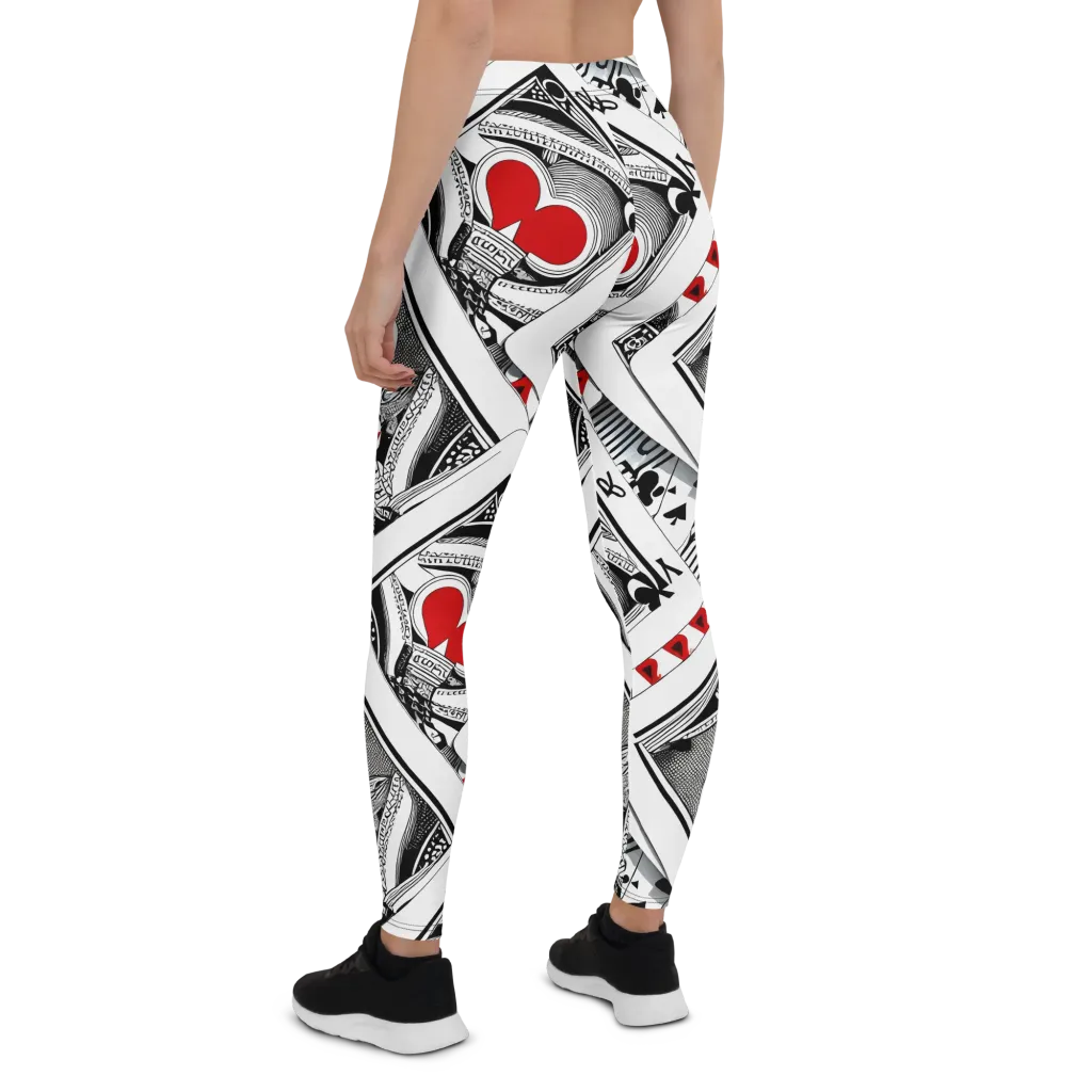 Fashion Print, By Carl Rahl on Leggings — Back