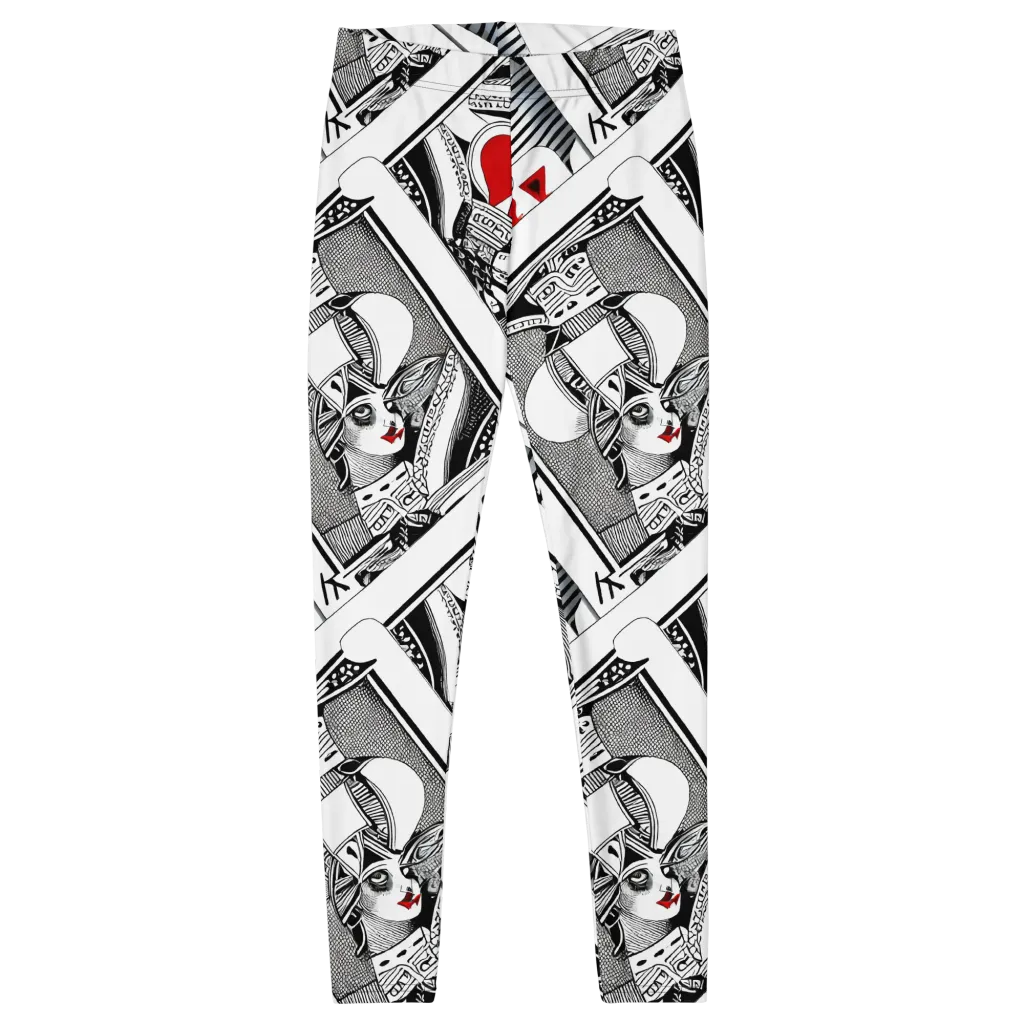 Fashion Print, By Carl Rahl on Leggings — Front