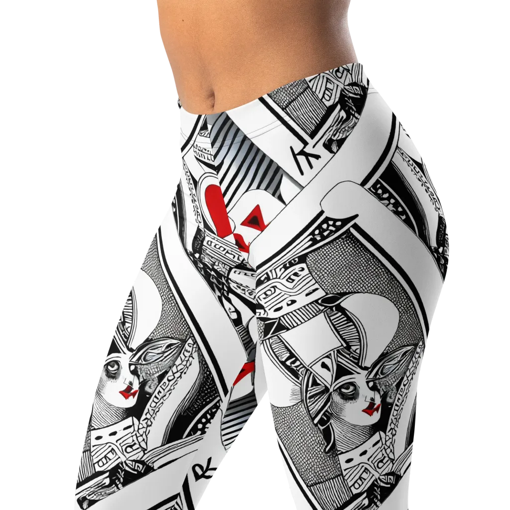 Fashion Print, By Carl Rahl on Leggings — Left Front