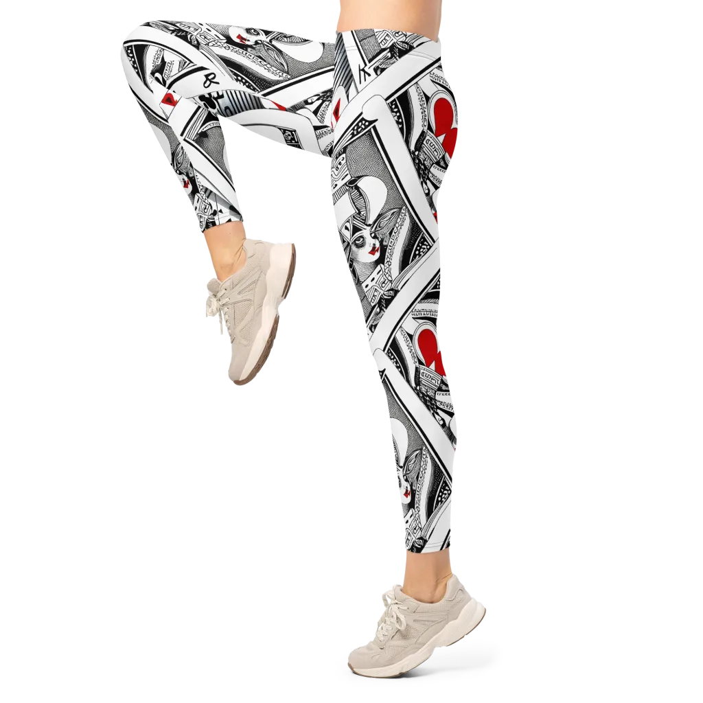 Fashion Print, By Carl Rahl on Leggings — Left