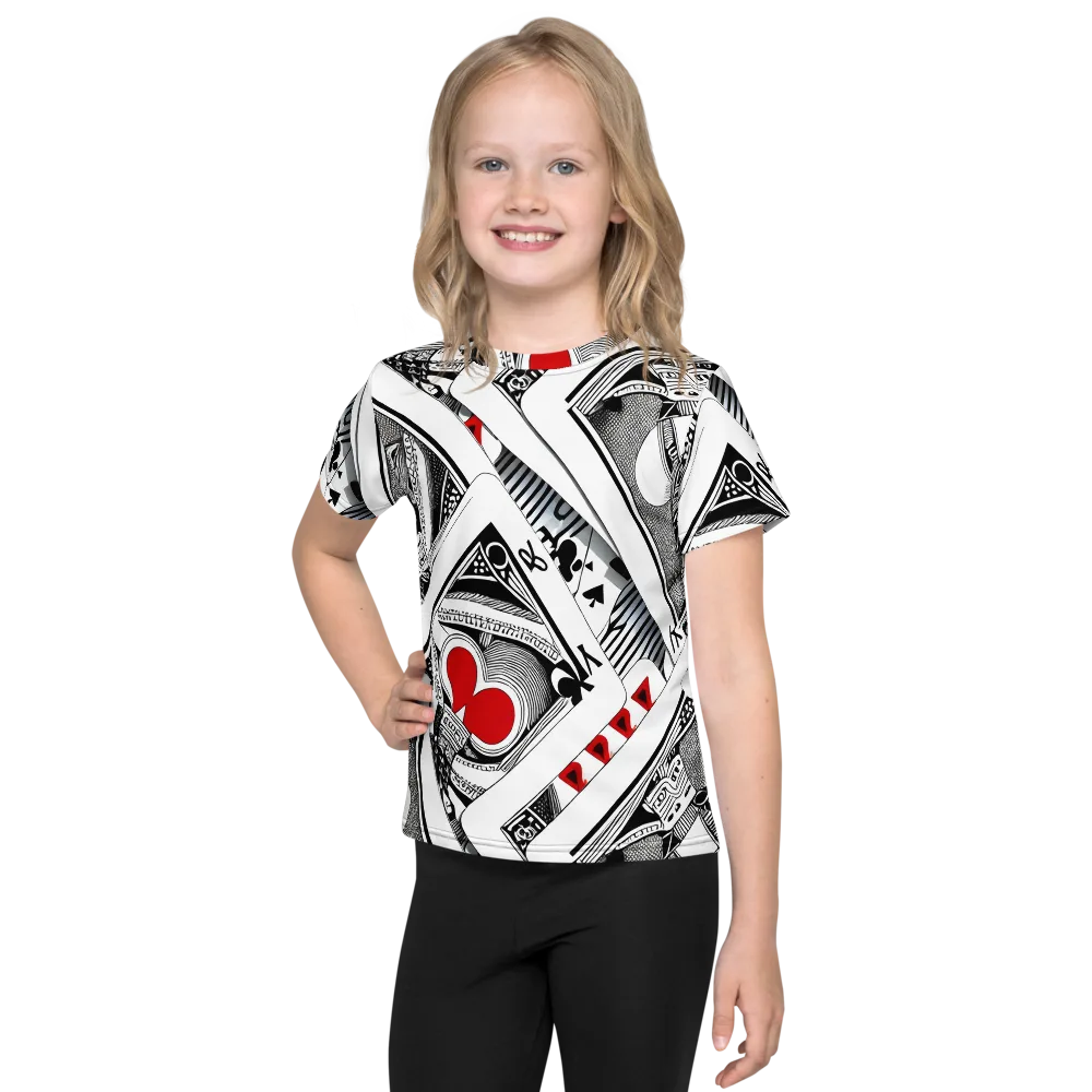 Fashion Print, By Carl Rahl on Kids Crew Neck T-Shirt — Front