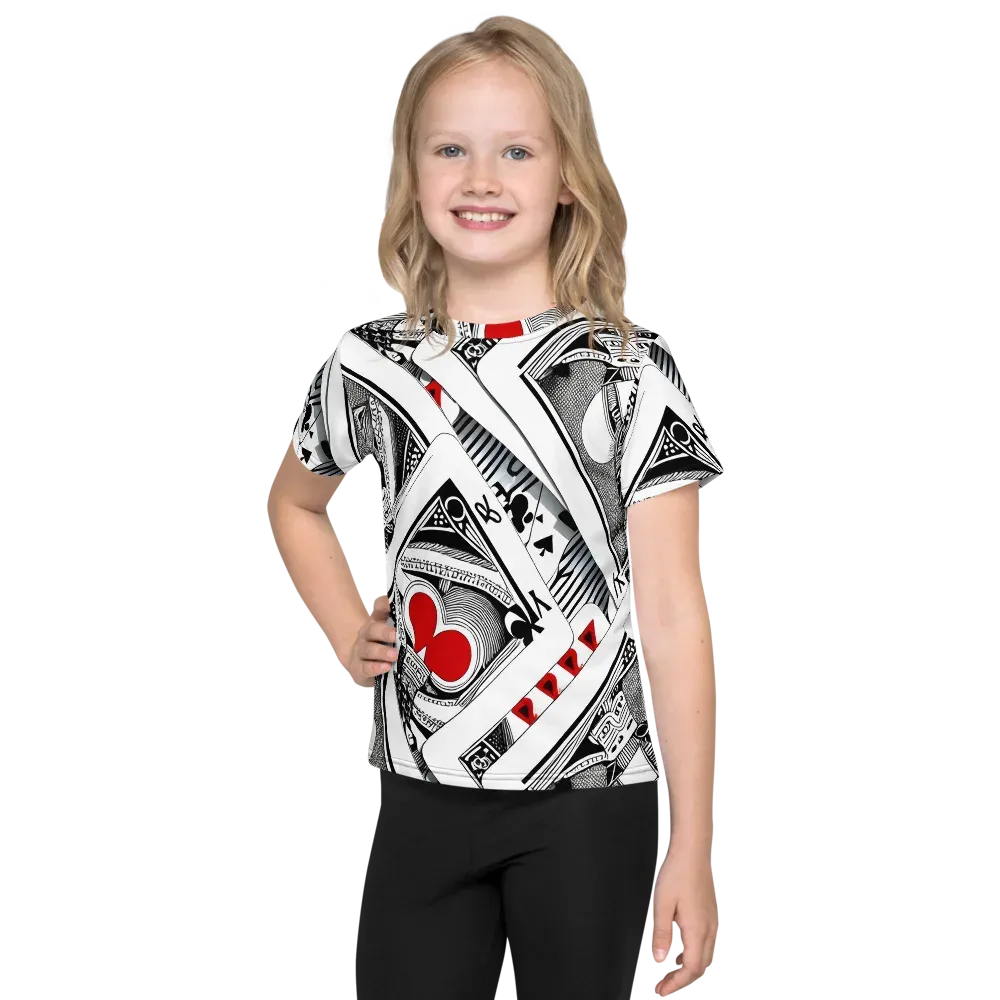 Fashion Print, By Carl Rahl on Kids Crew Neck T-Shirt — Front