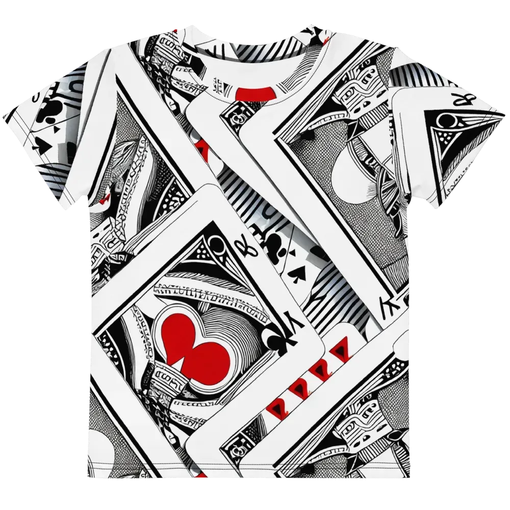 Fashion Print, By Carl Rahl on Kids Crew Neck T-Shirt — Front
