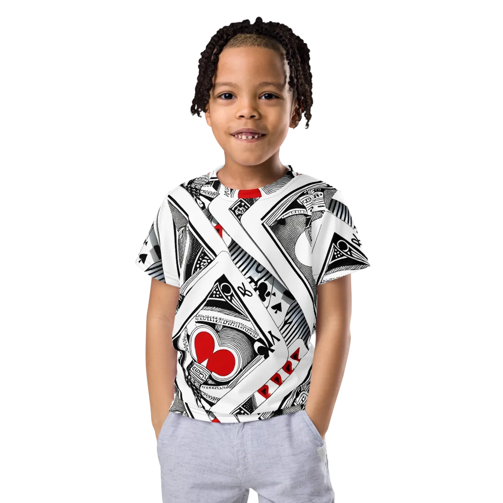 Fashion Print, By Carl Rahl on Kids Crew Neck T-Shirt — Front