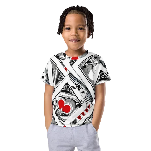 Fashion Print, By Carl Rahl on a Kids Crew Neck T-Shirt