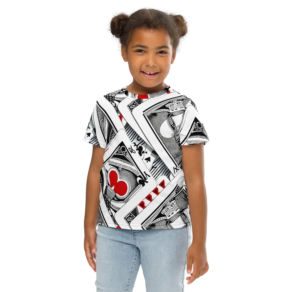 Fashion Print, By Carl Rahl on Kids Crew Neck T-Shirt — Front