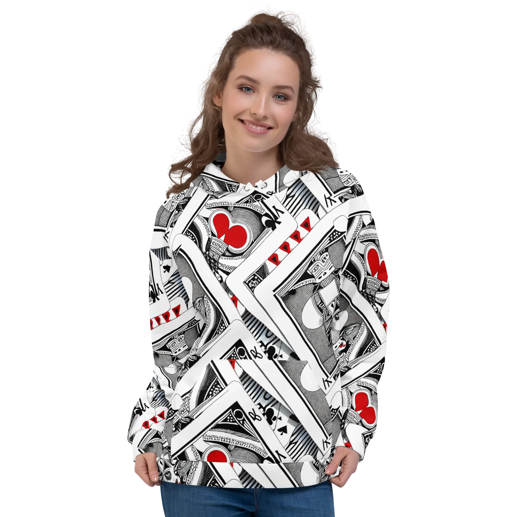 Fashion Print, By Carl Rahl on Hoodie — Front