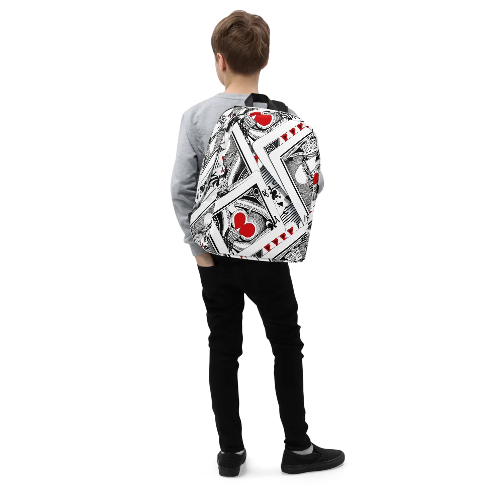Fashion Print, By Carl Rahl on Minimalist Backpack — Right Front